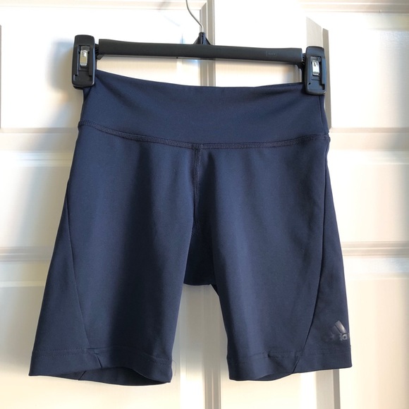 black adidas biker shorts